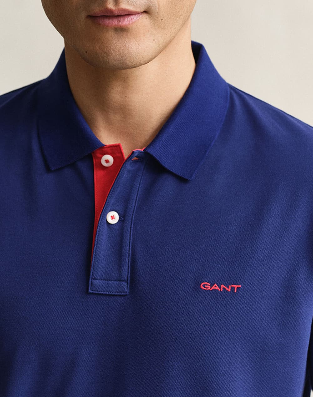 Men's Polo Shirts Gant Blue