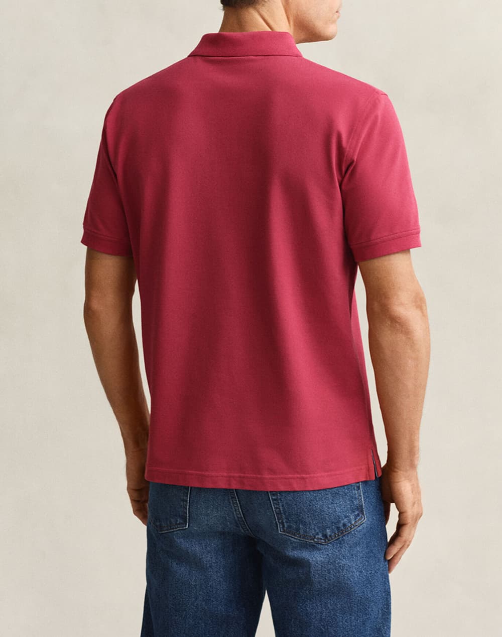 Men's Polo Shirts Gant Red