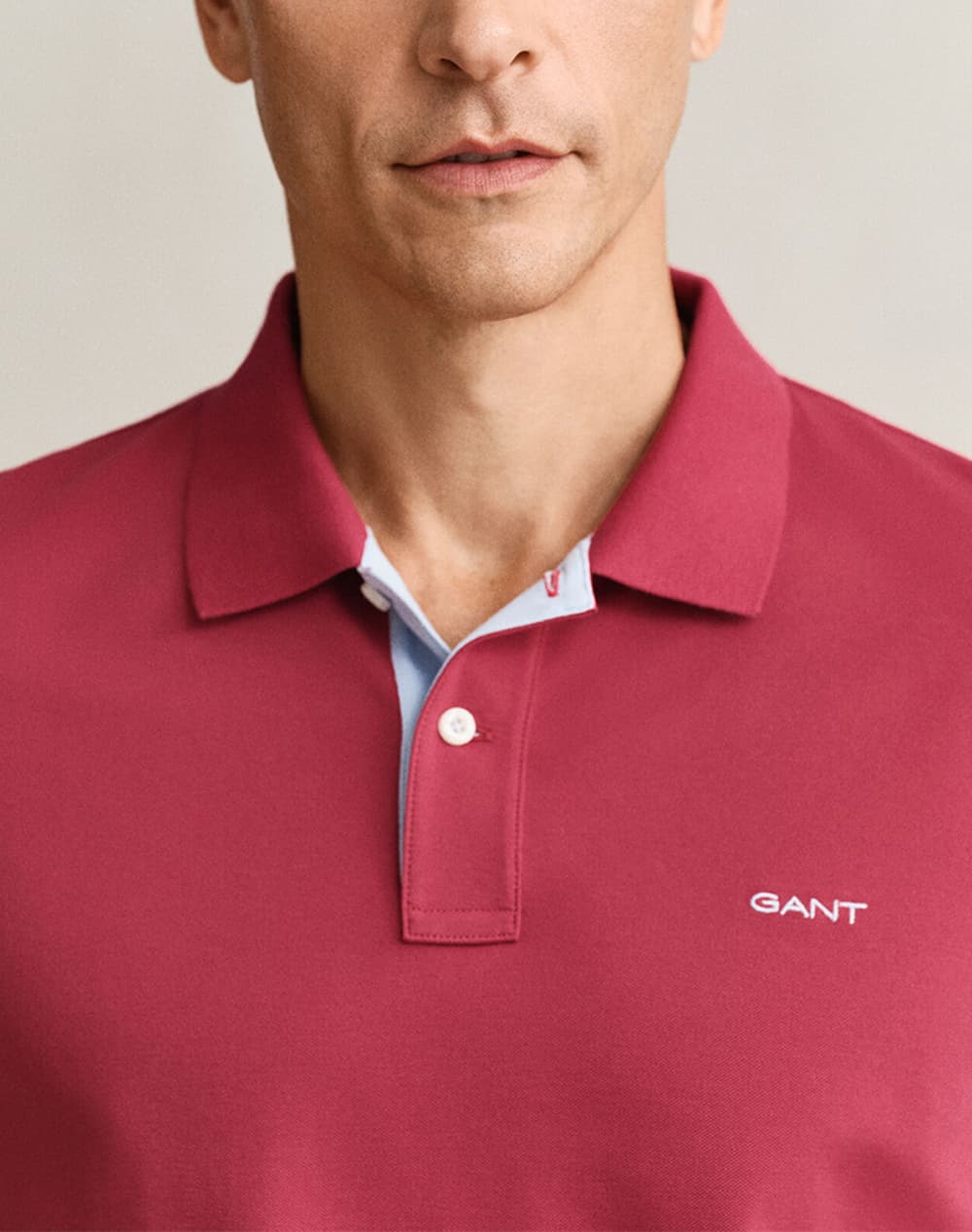 Men's Polo Shirts Gant Red