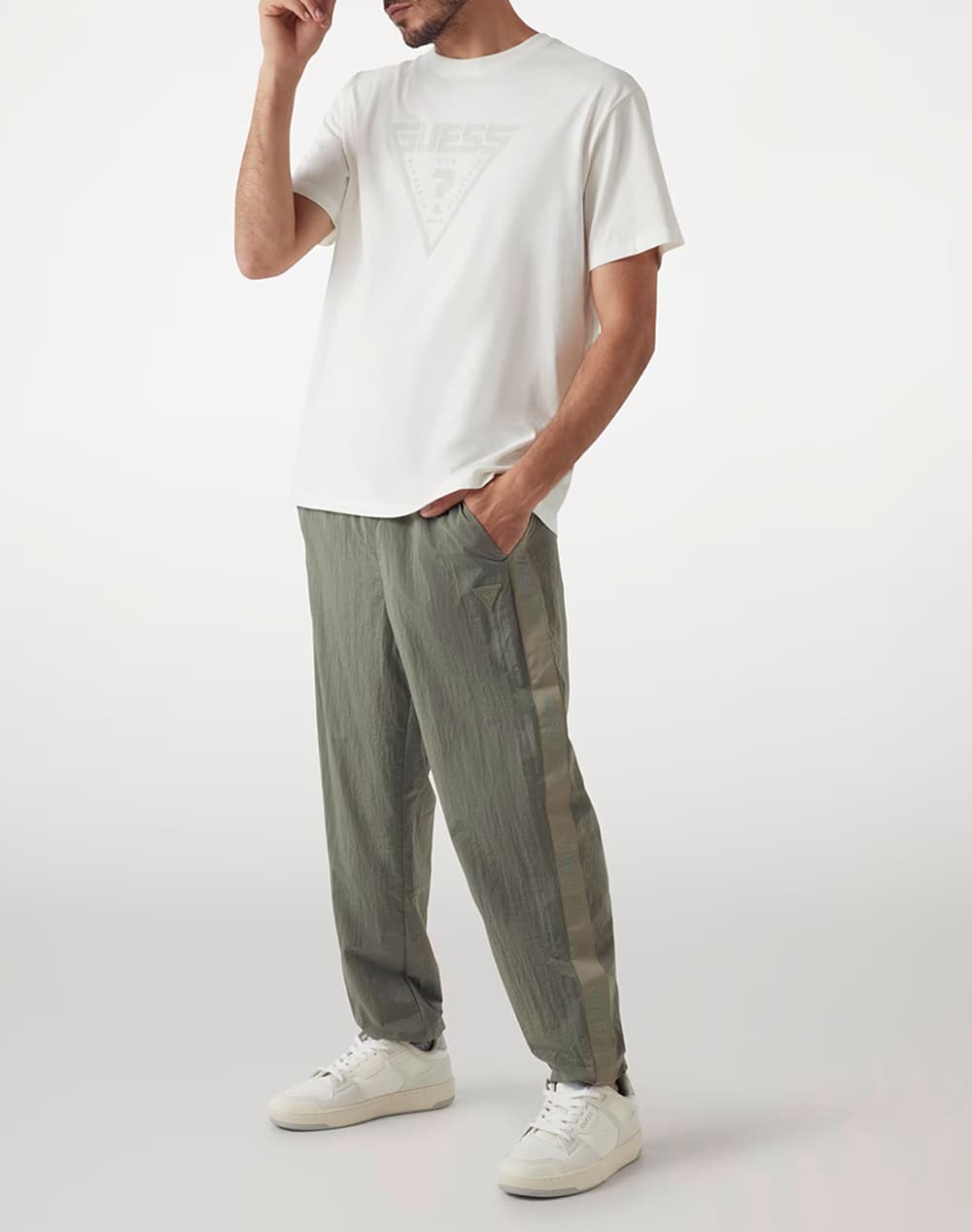 Men's T-Shirts Guess White