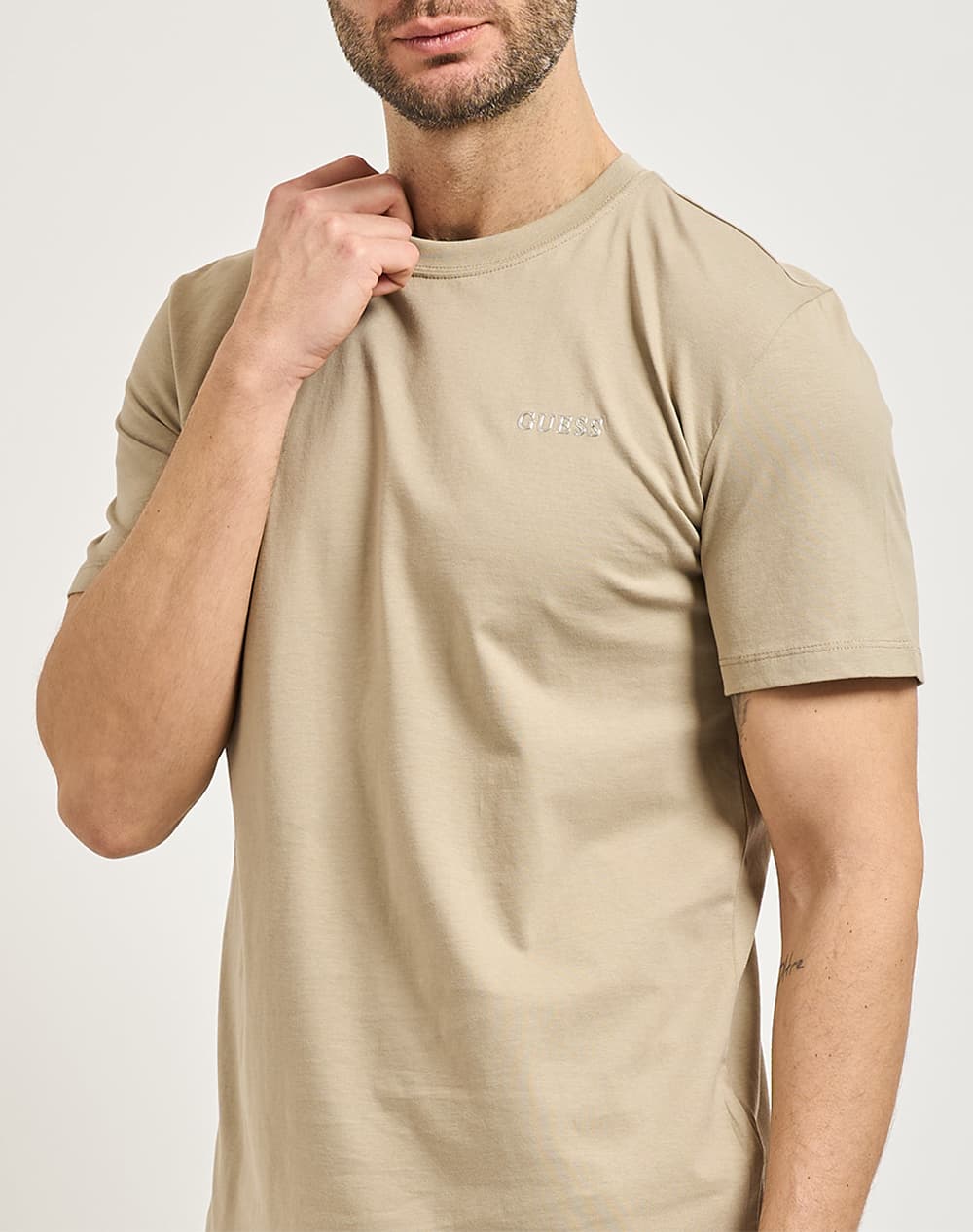 Men's T-Shirts Guess Beige