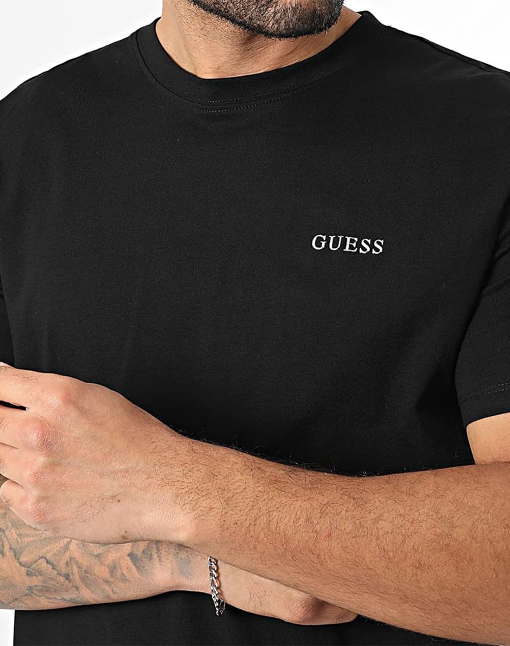 Men's T-Shirts Guess Black