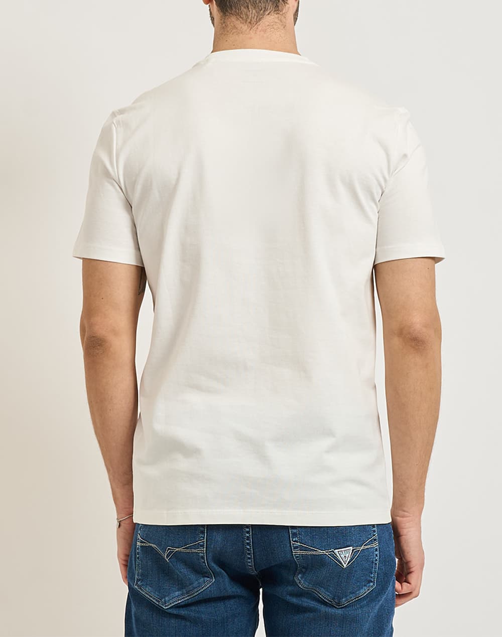 Men's T-Shirts Guess Ecru