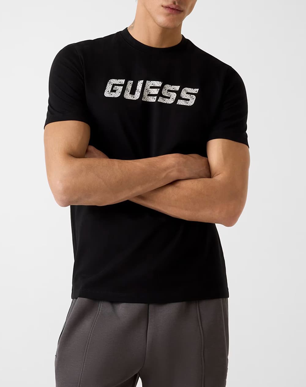Men's T-Shirts Guess Black
