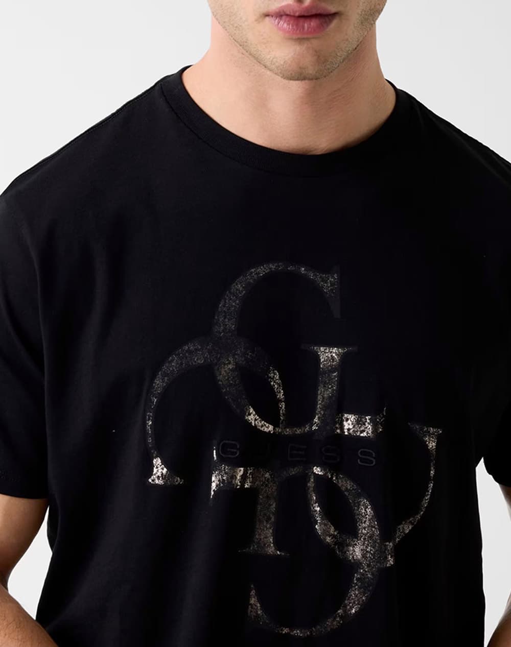 Men's T-Shirts Guess Black