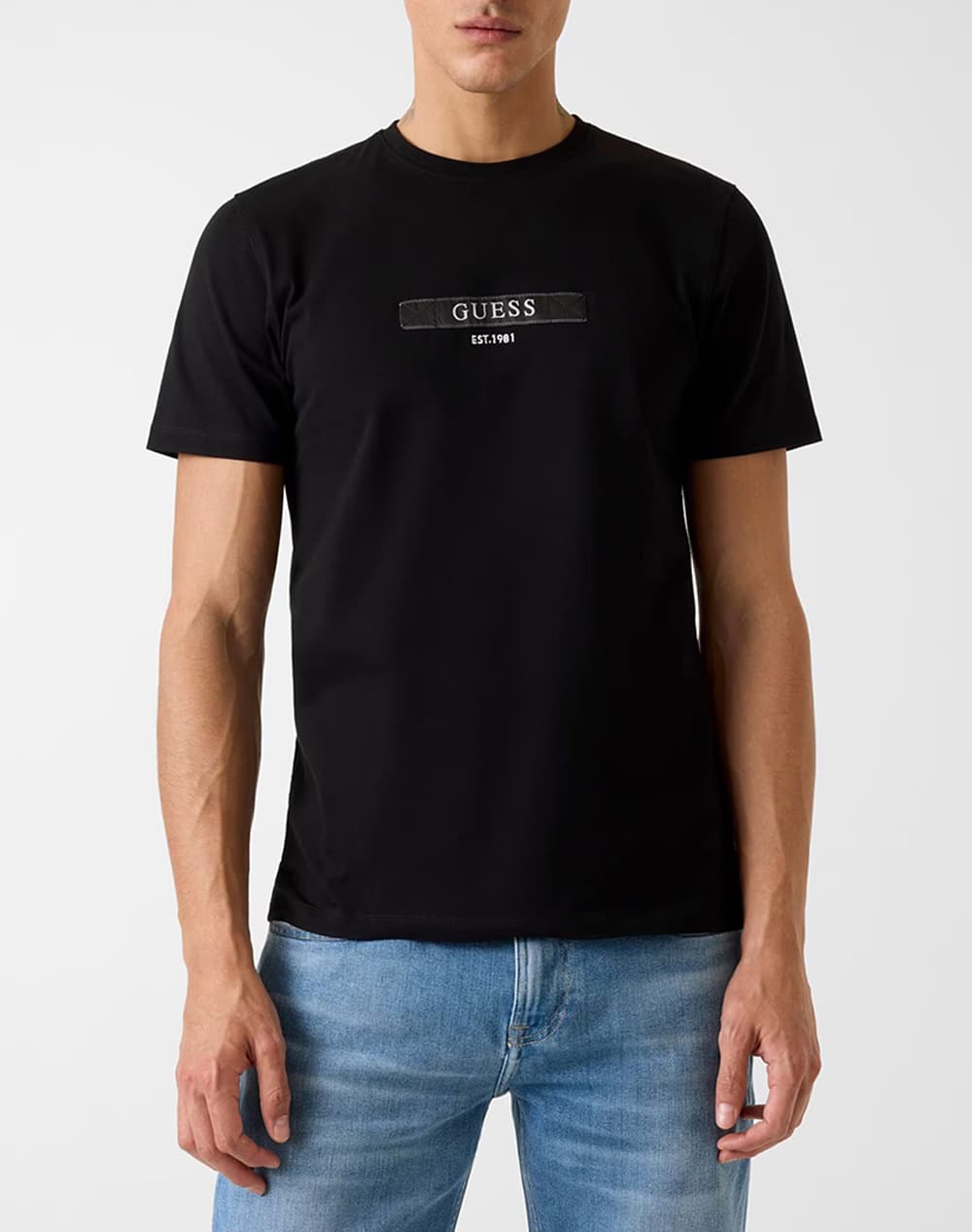 GUESS SS CN LOGO BOX TEE ΜΠΛΟΥΖΑ ΑΝΔΡΙΚΟ M6RI17J1314-JBLK Black