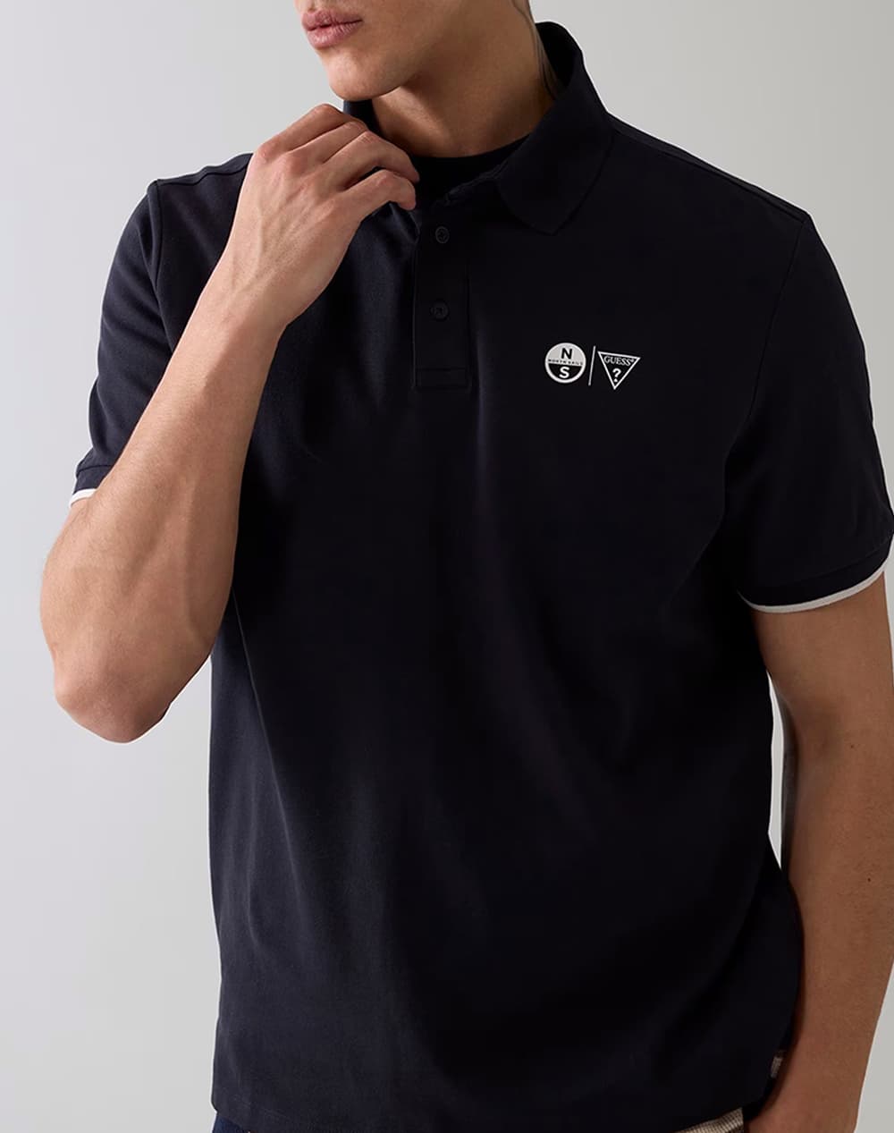 Men's Polo Shirts Guess Blue