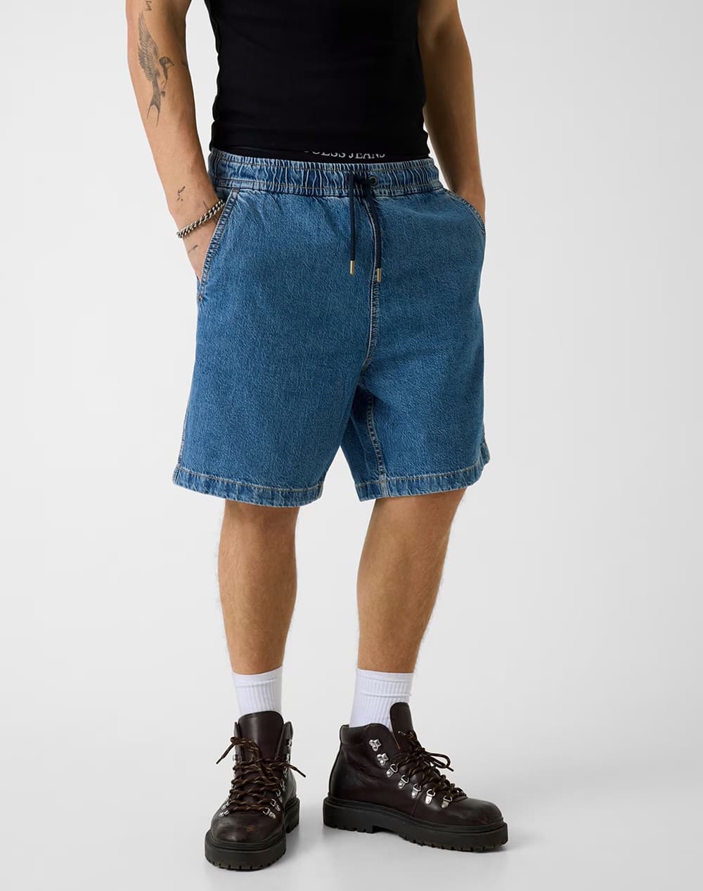 Men's Denim Shorts Guess Jeans Blue