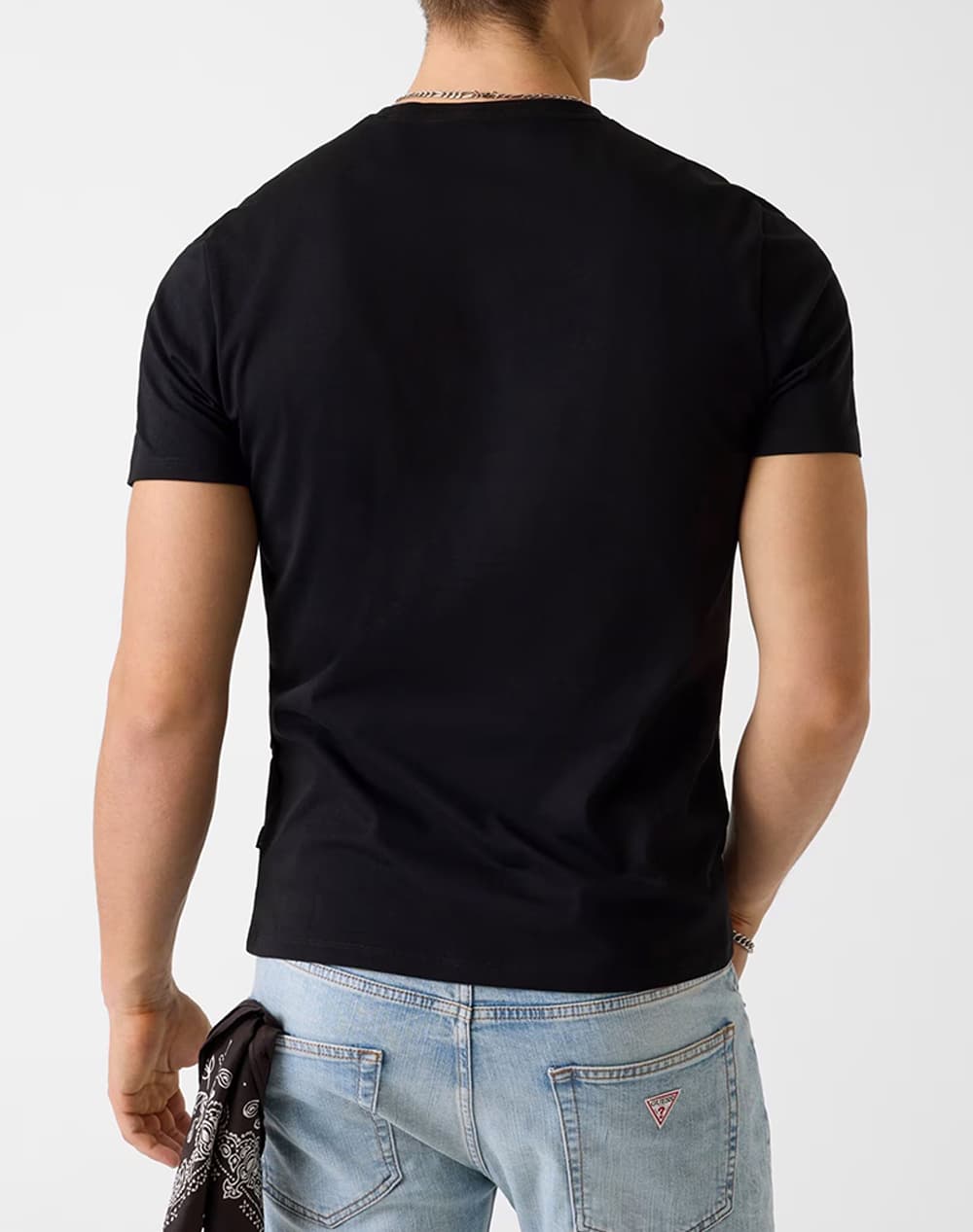 Men's T-Shirts Guess Jeans Black
