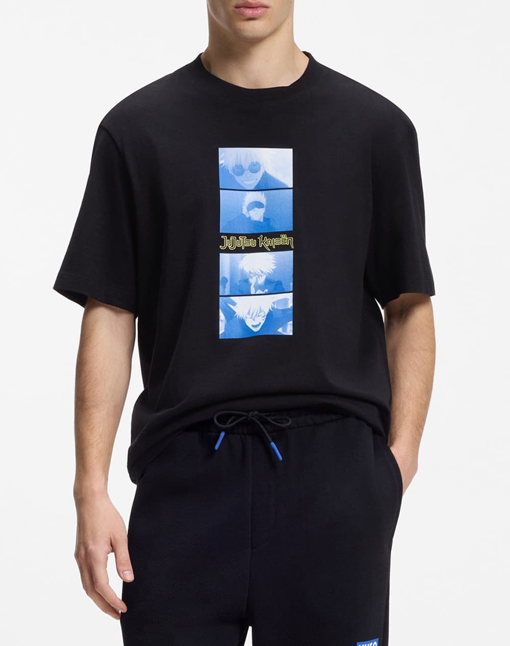 Men's T-Shirts Hugo Black