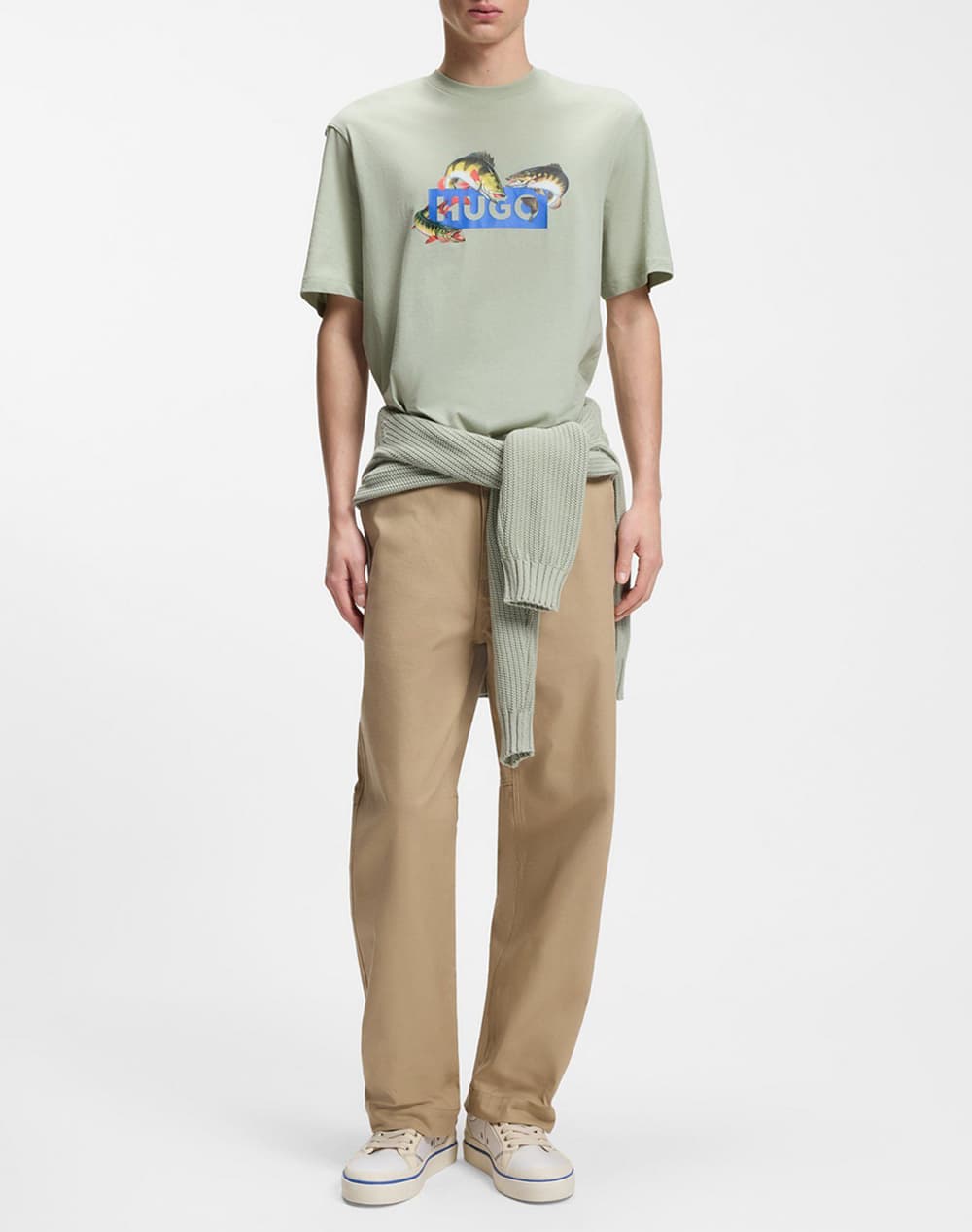 Men's T-Shirts Hugo Green