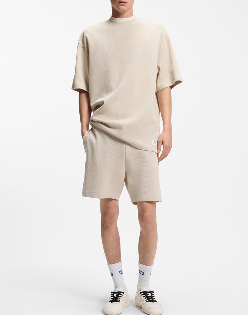 Nuwaffle Relaxed Fit T-Shirt Men Hugo