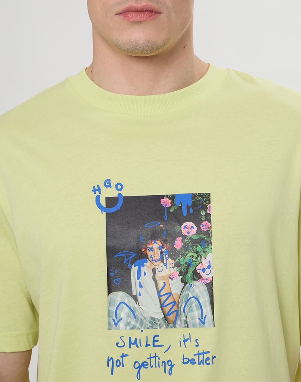 Men's T-Shirts Hugo Green