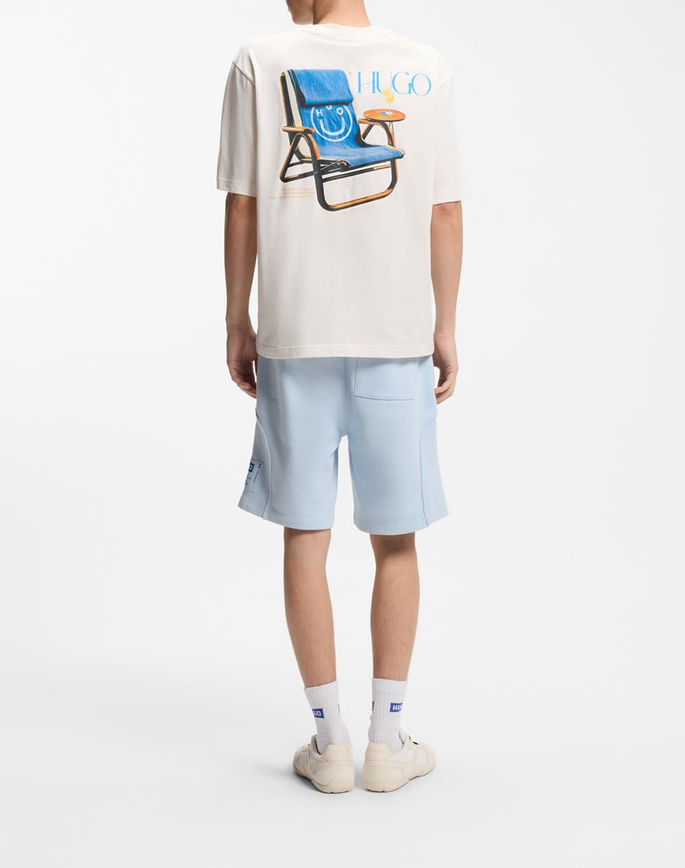 Men's T-Shirts Hugo Ecru