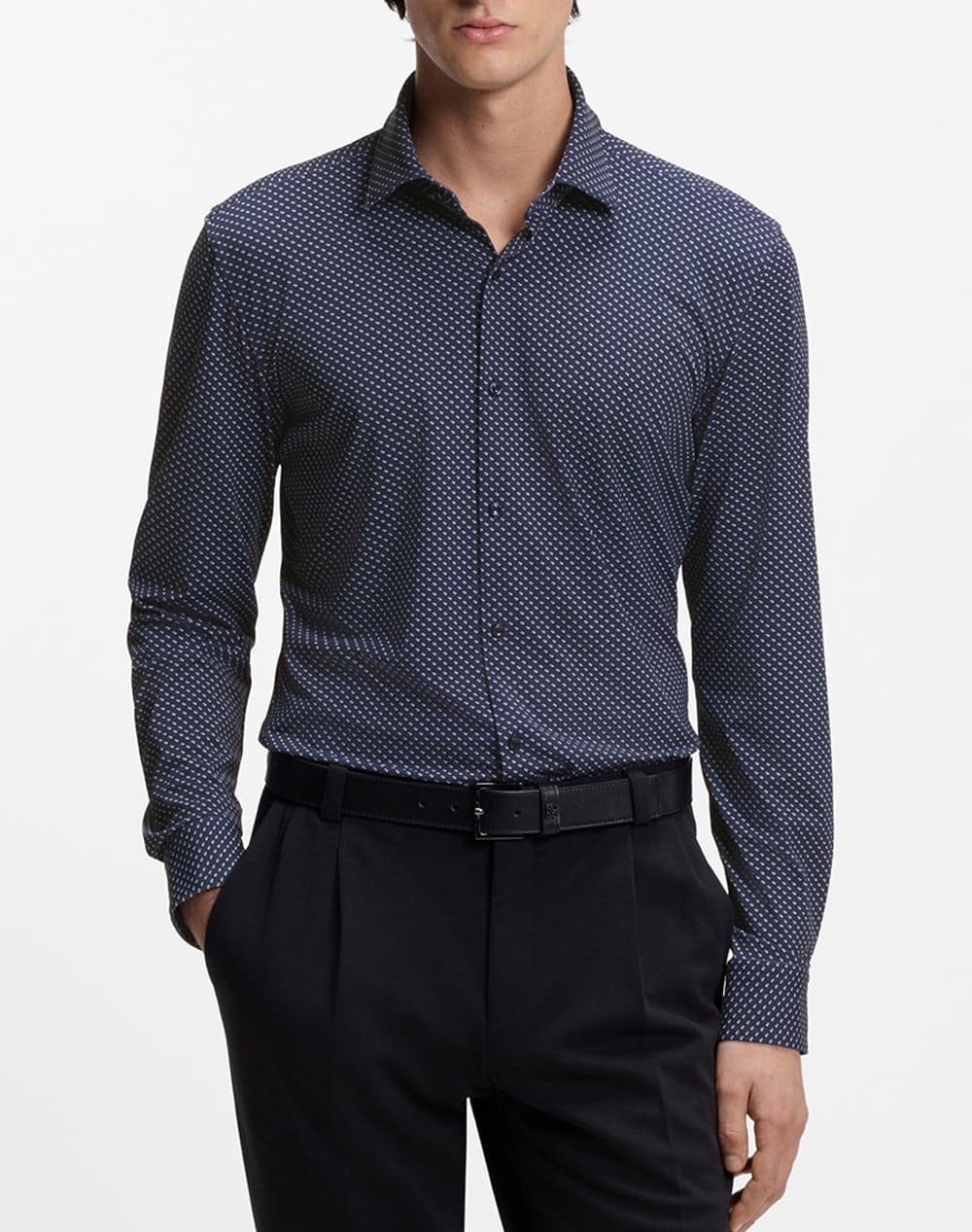 Men's Shirts Hugo Blue