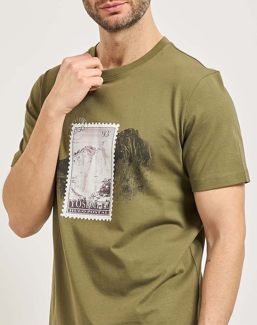 Men's T-Shirts Hugo Khaki