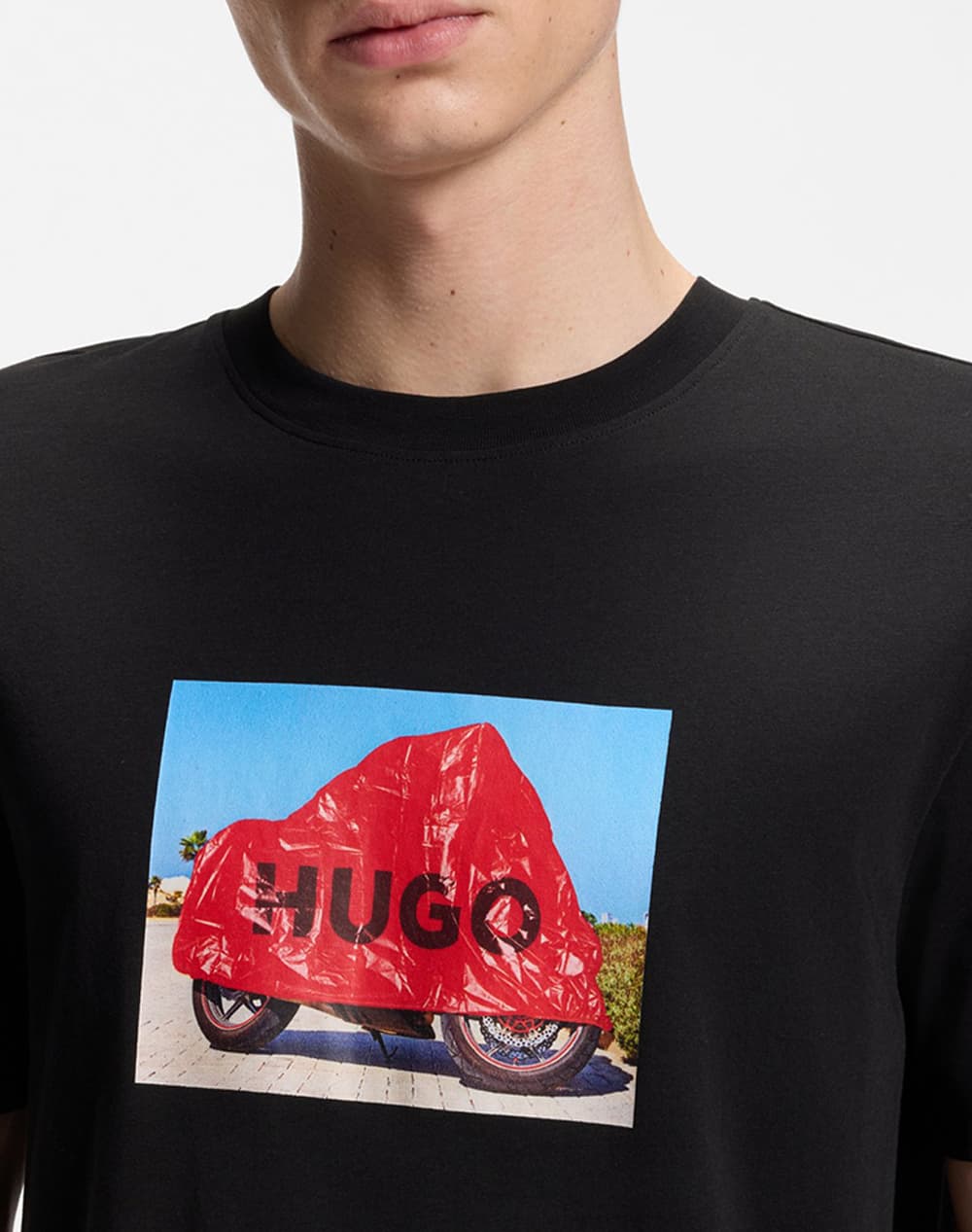 Men's T-Shirts Hugo Black