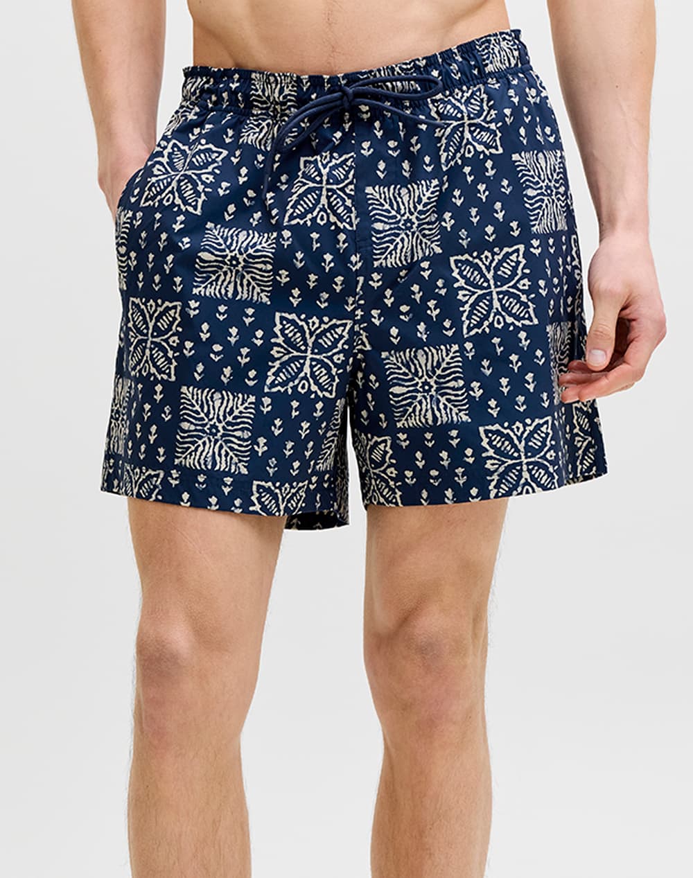 JACK&JONES JPSTMAUI SHELL AOP SWIM SHORTS REG 12291808-Pageant Blue DarkBlue