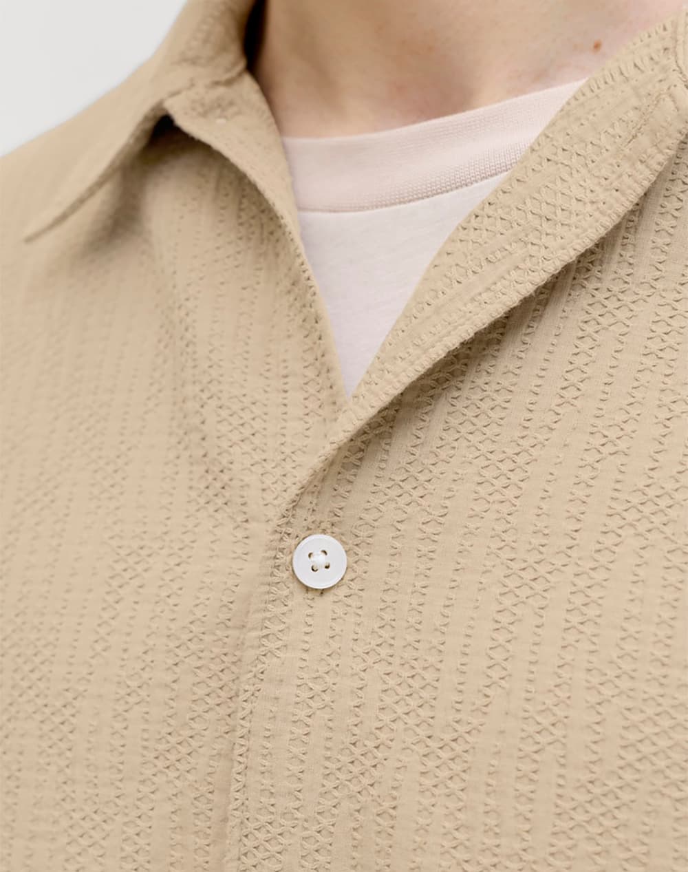 Men's Shirts Jack & Jones Beige