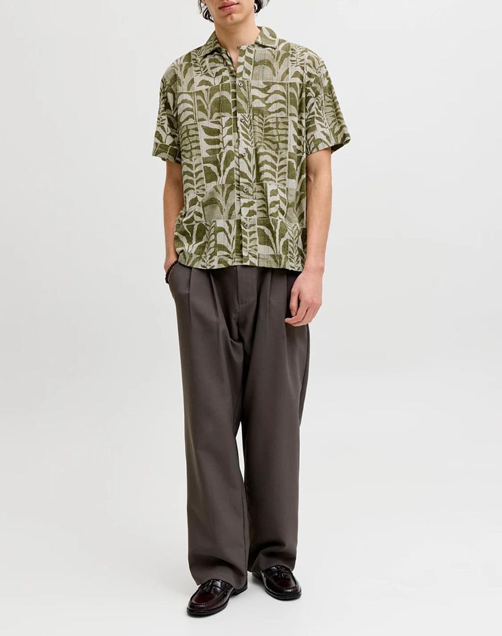 Men's Shirts Jack & Jones Khaki