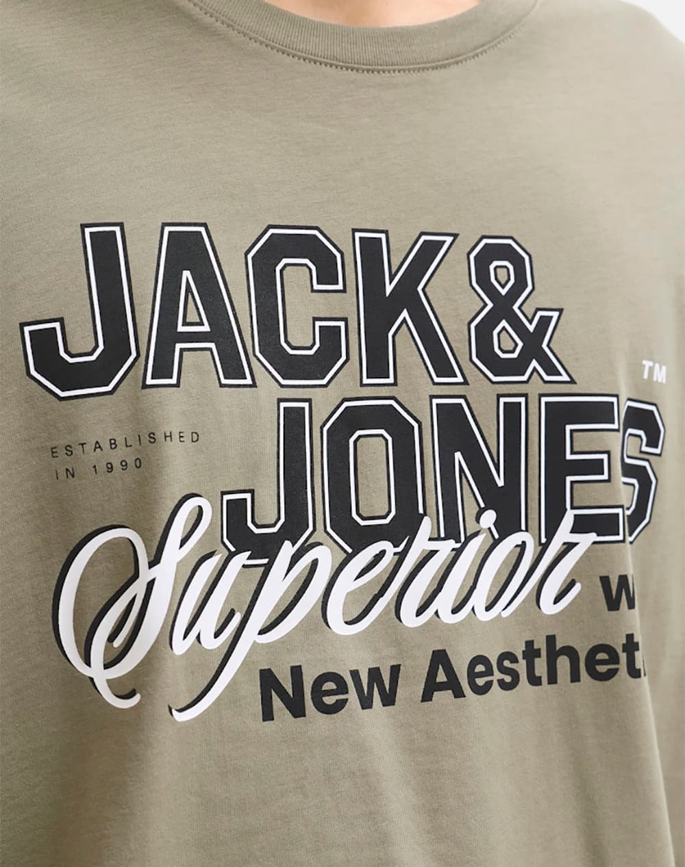 Men's T-Shirts Jack & Jones Khaki