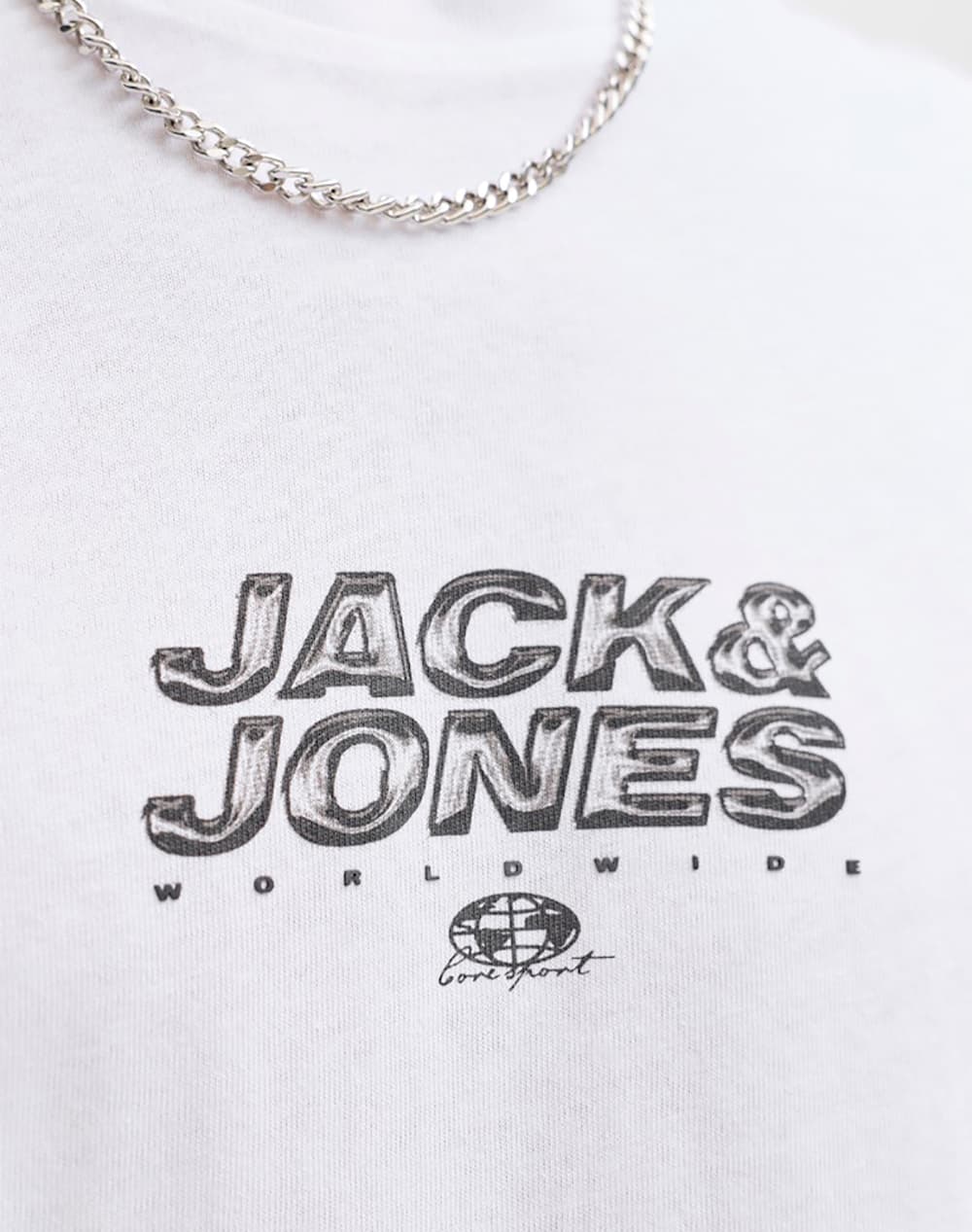 Men's T-Shirts Jack & Jones White