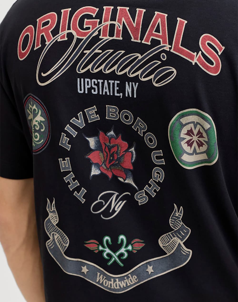 Men's T-Shirts Jack & Jones Black