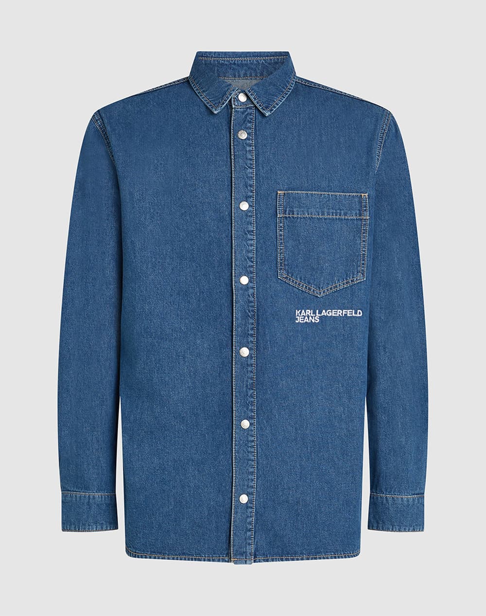Denim Longsleeve Regular Fit Shirt Men Karl Lagerfeld