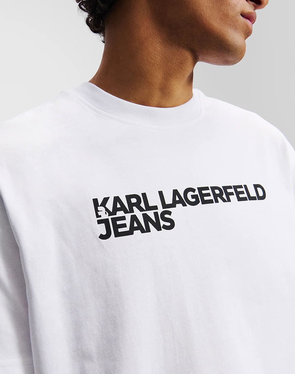 Men's T-Shirts Karl Lagerfeld Jeans White