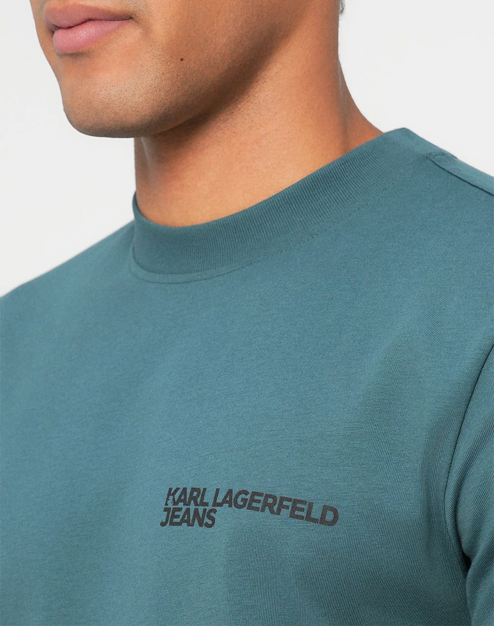 Chest Logo Slim Fit T-Shirt Men Karl Lagerfeld