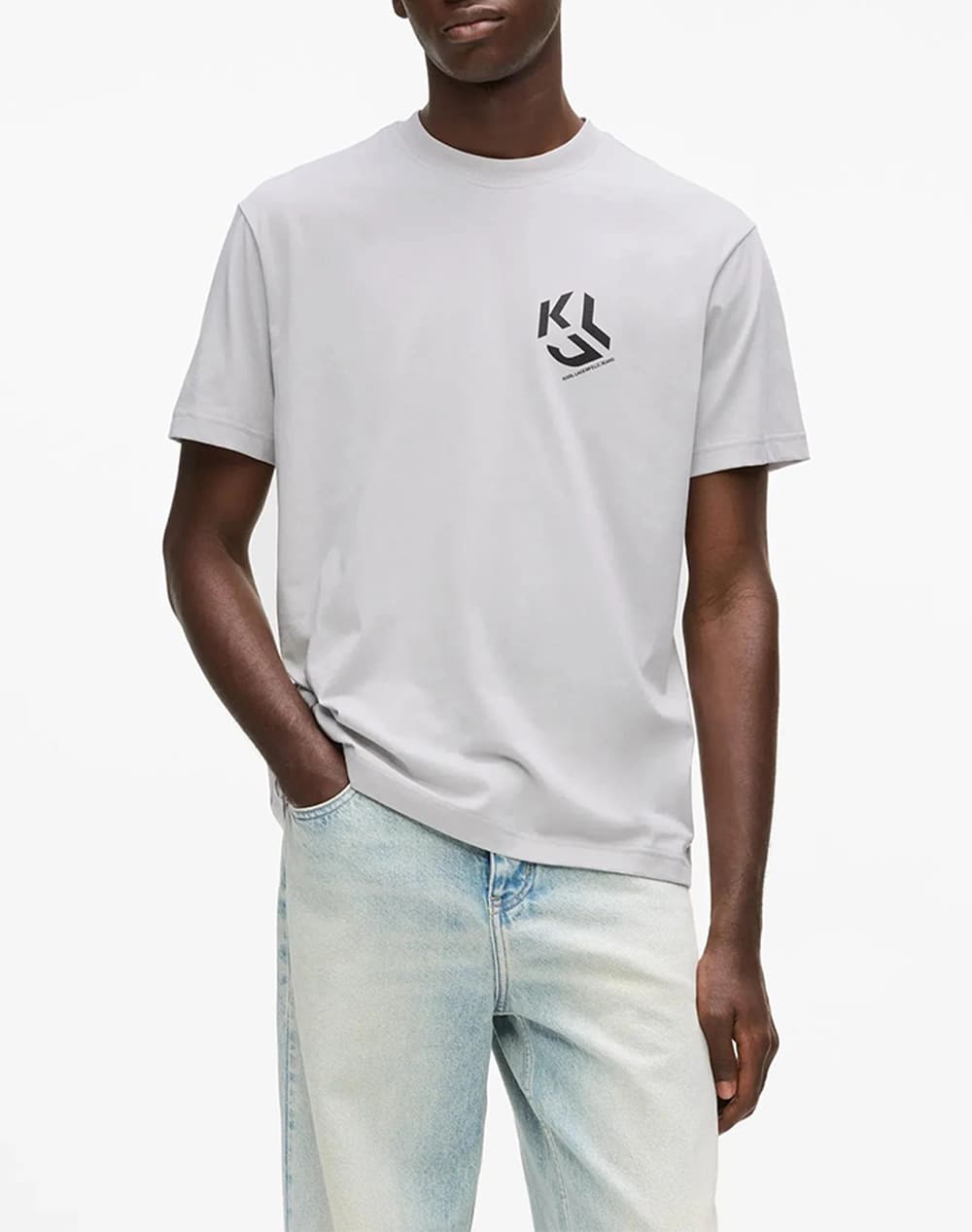 Men's T-Shirts Karl Lagerfeld Jeans Gray
