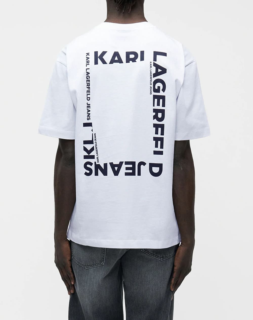 Men's T-Shirts Karl Lagerfeld Jeans White
