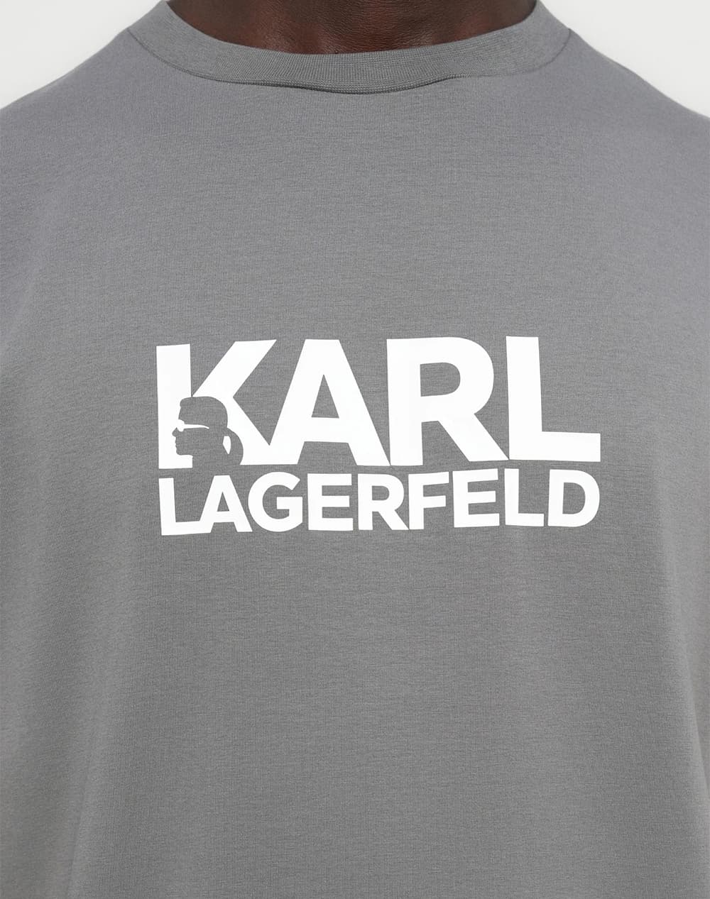 Men's T-Shirts Karl Lagerfeld Gray