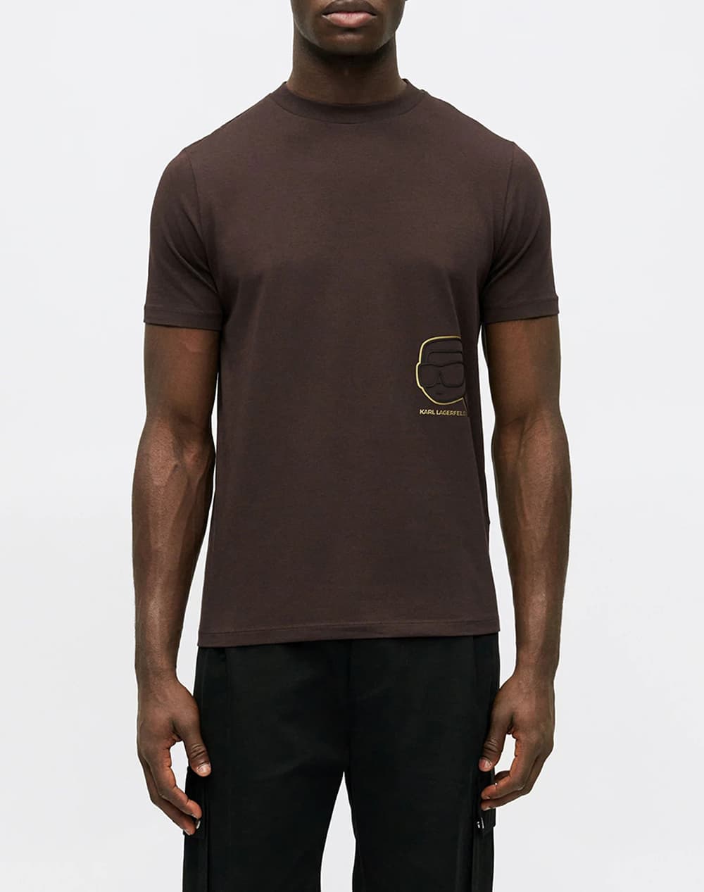 Men's T-Shirts Karl Lagerfeld Brown