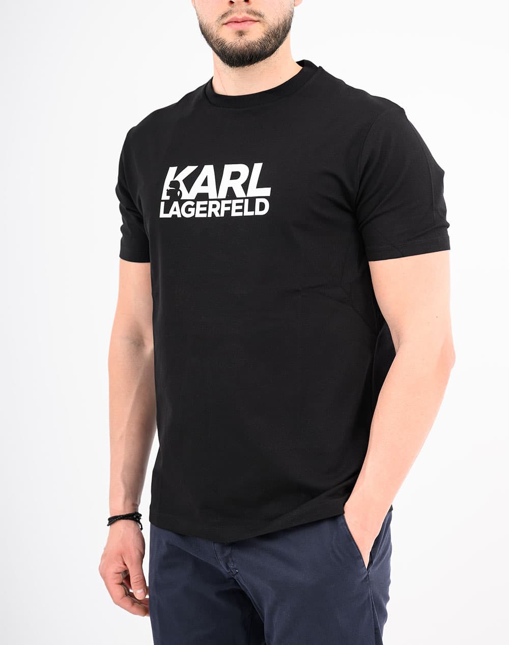 Men's T-Shirts Karl Lagerfeld Black