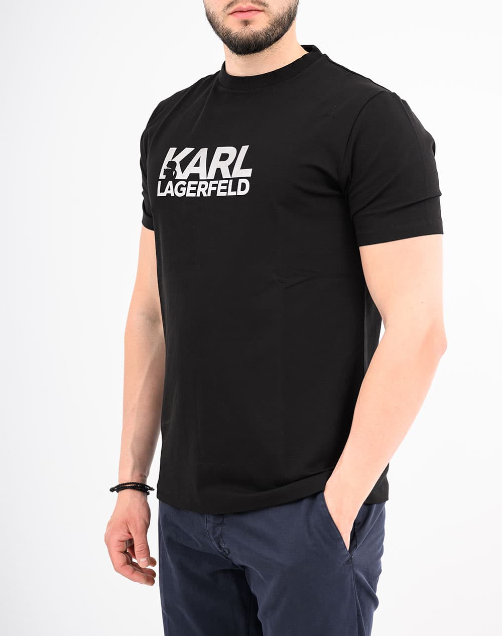 Men's T-Shirts Karl Lagerfeld Black