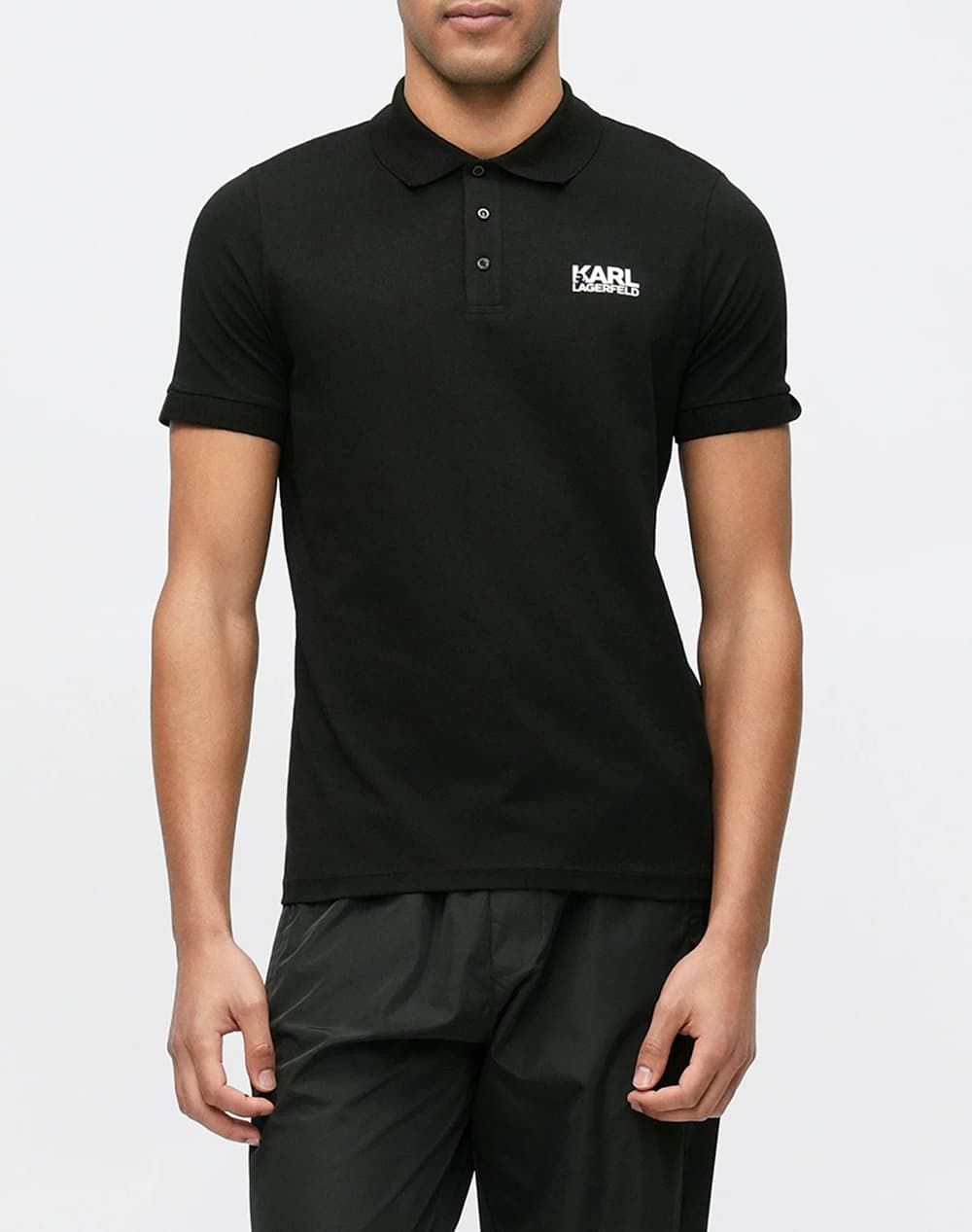 Men's Polo Shirts Karl Lagerfeld Black