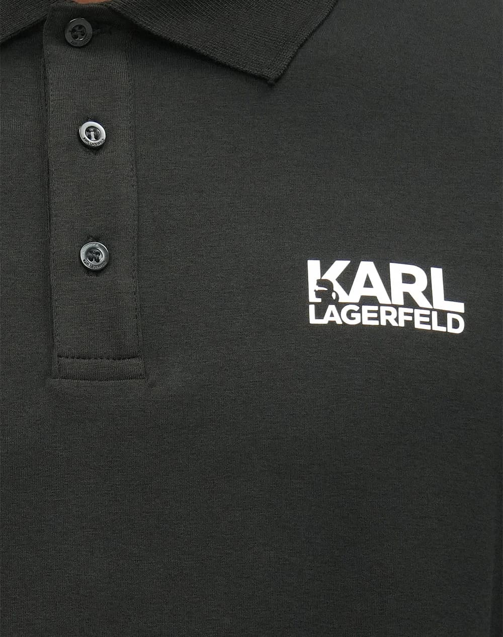 Men's Polo Shirts Karl Lagerfeld Black