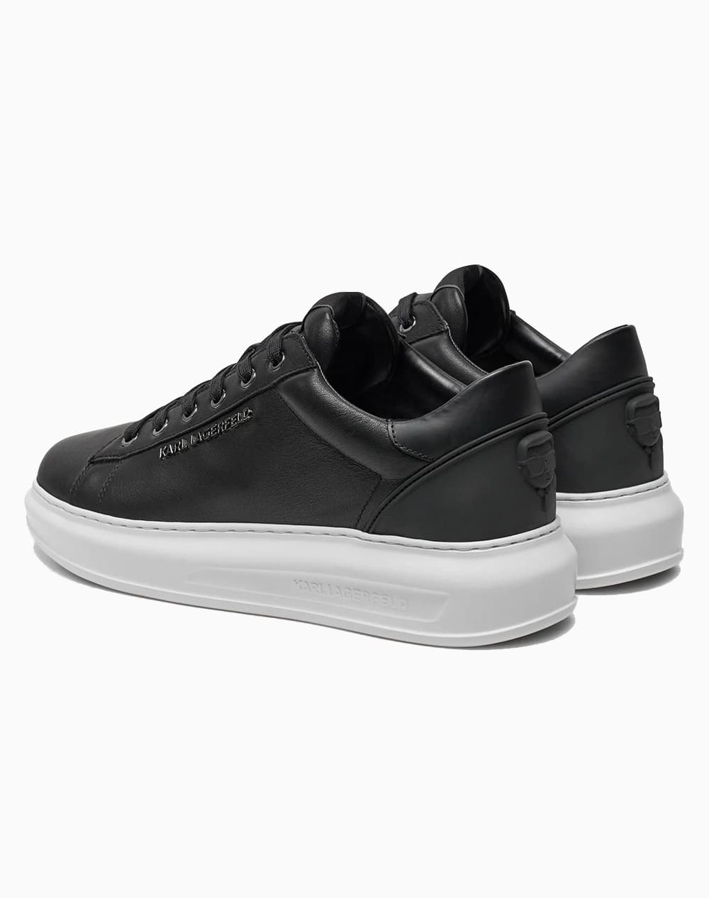 Ανδρικά Δερμάτινα NFT Kounter Sneakers Μαύρα Karl Lagerfeld KL52575N-000 BLACK