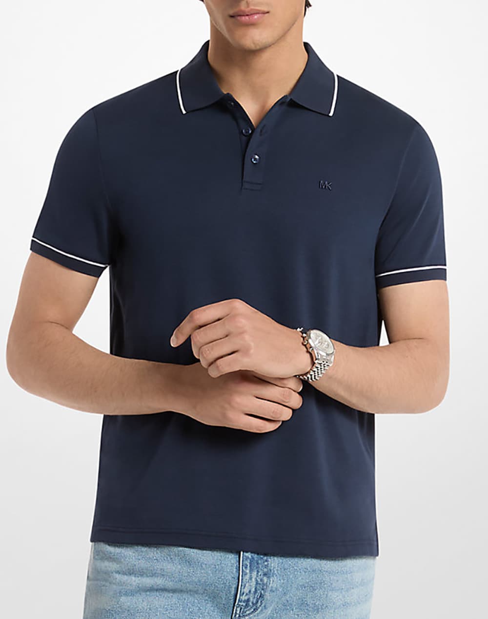 Men's Polo Shirts Michael Kors Blue
