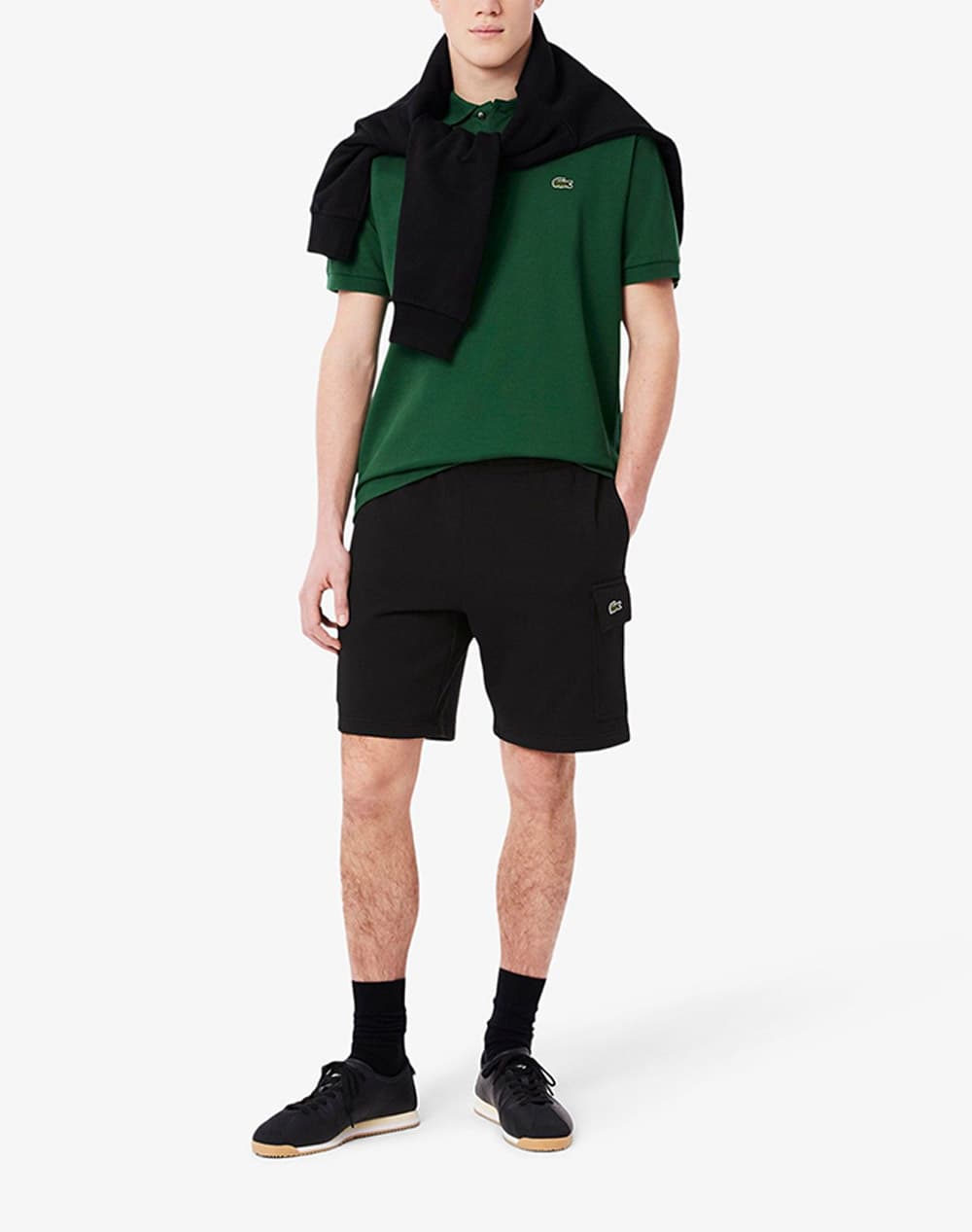 ΦΟΡΜΑ SHORTS LACOSTE CARGO BLACK LACOSTE