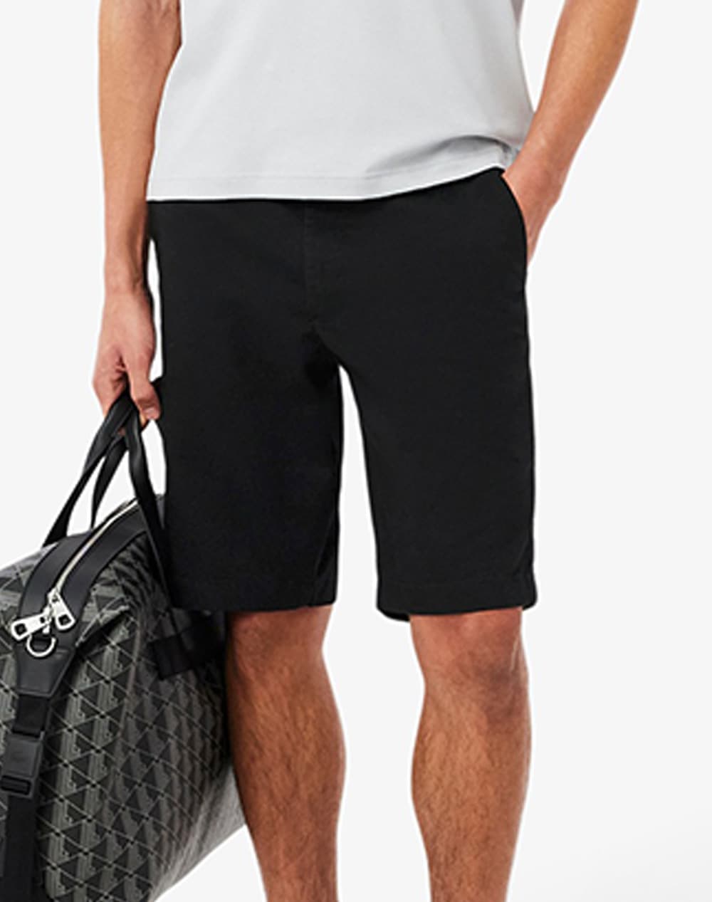 Men's Chino Shorts Lacoste Black