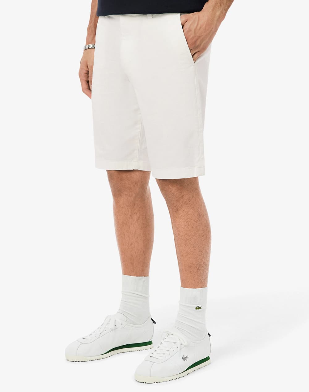 Men's Chino Shorts Lacoste Ecru