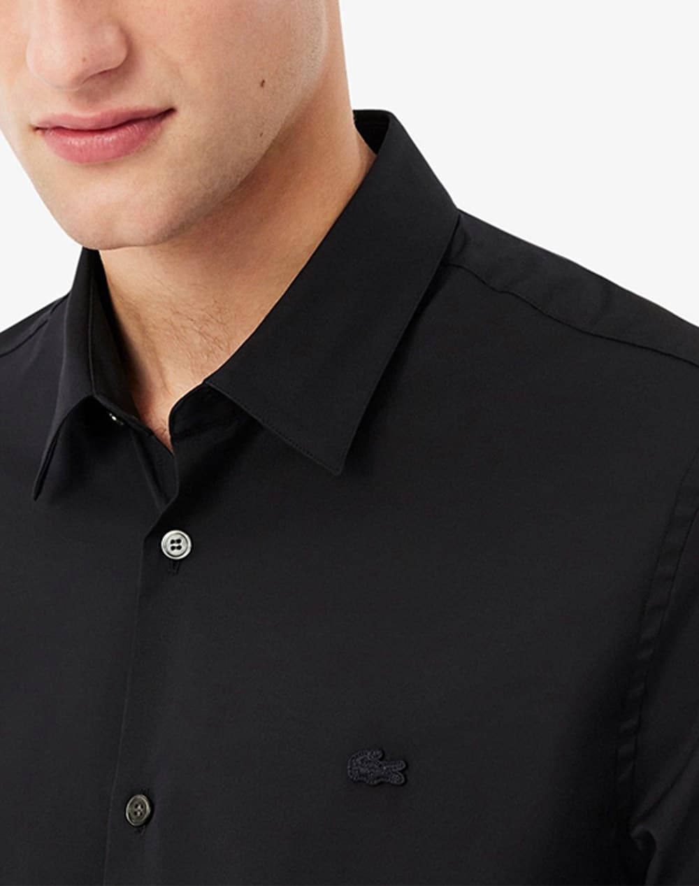 Men's Shirts Lacoste Black