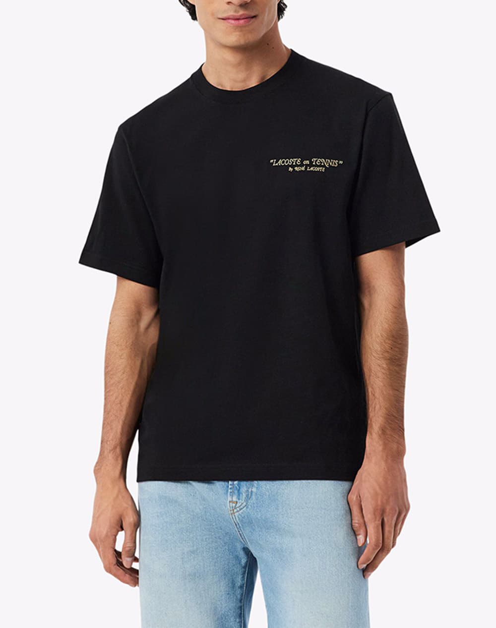 Men's T-Shirts Lacoste Black