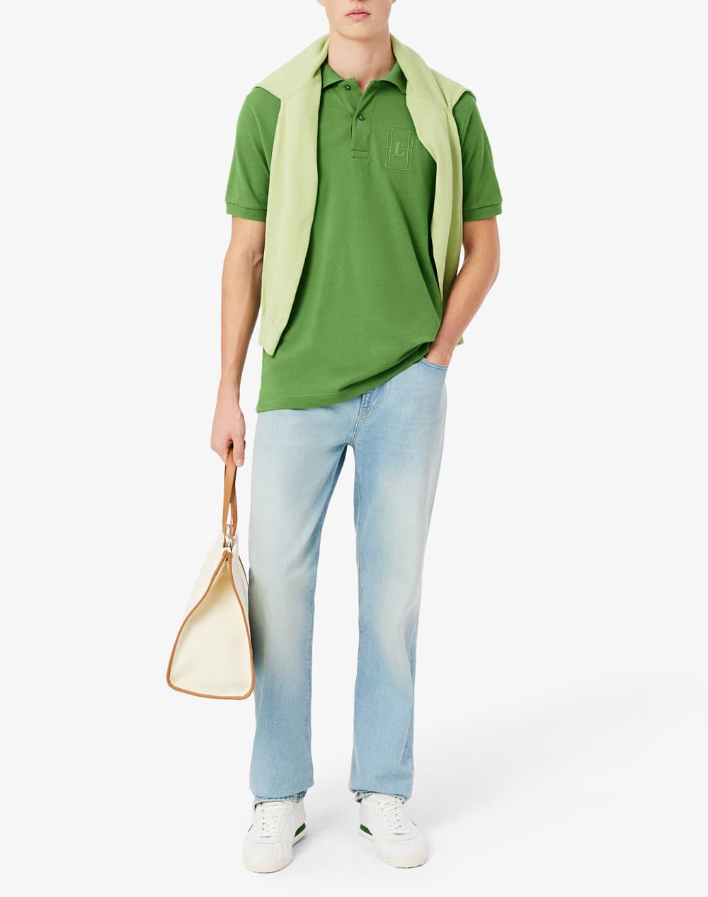 Men's Polo Shirts Lacoste Green