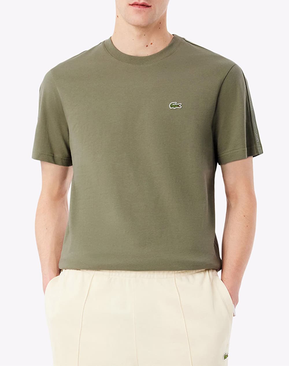 Men's T-Shirts Lacoste Khaki