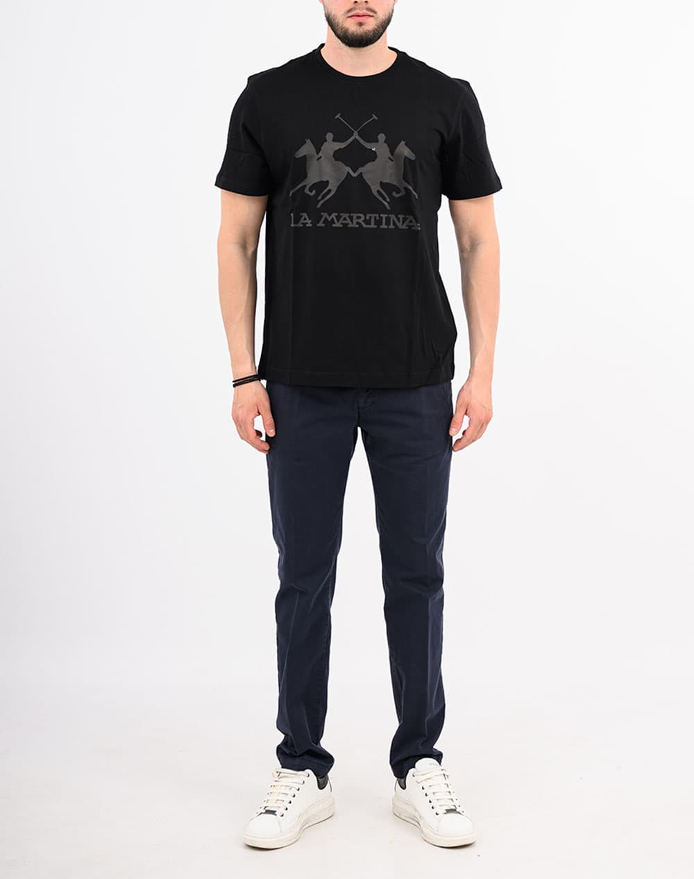 Men's T-Shirts La Martina Black