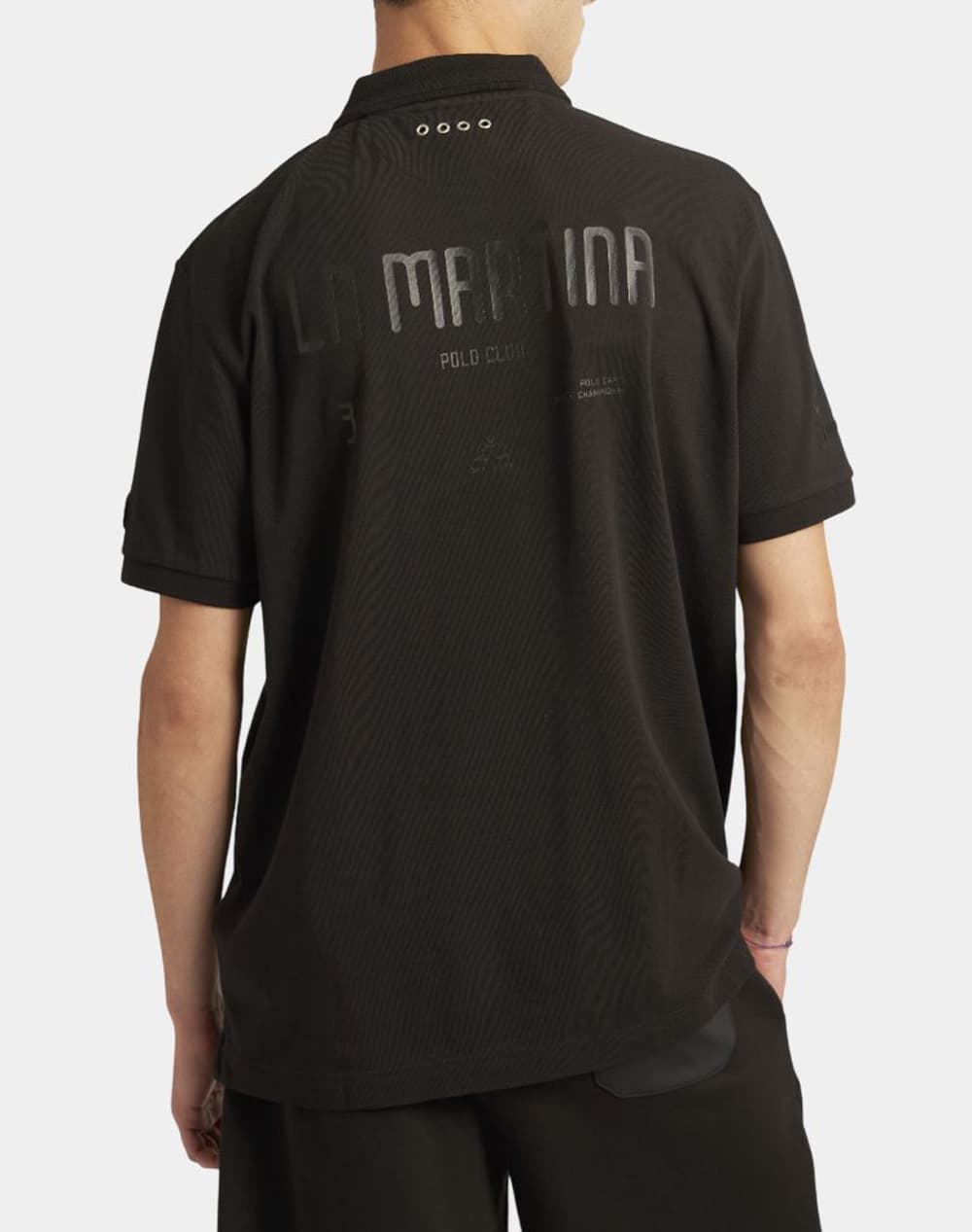 Men's Polo Shirts La Martina Black