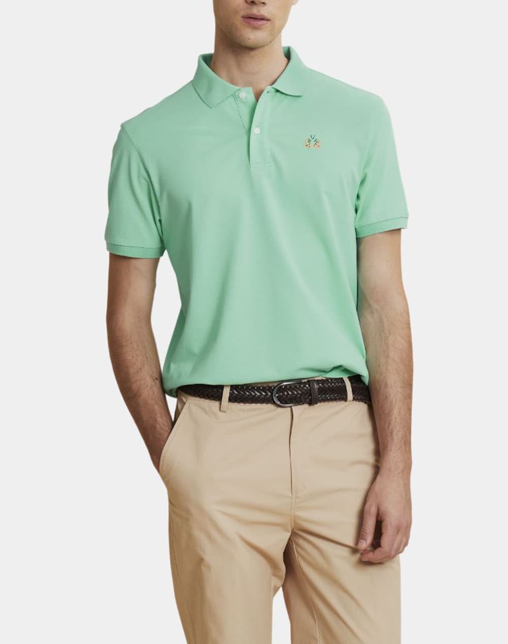 Men's Polo Shirts La Martina Green